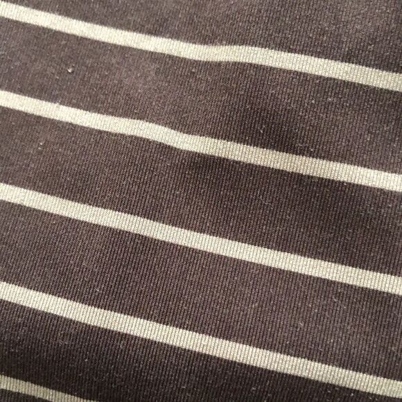 Athleta Brown and gray striped leggings exercise pants fitness pants size M - Picture 2 of 6